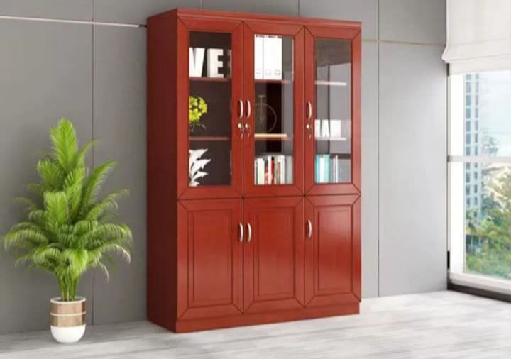 3-Door Wooden Office Cabinet