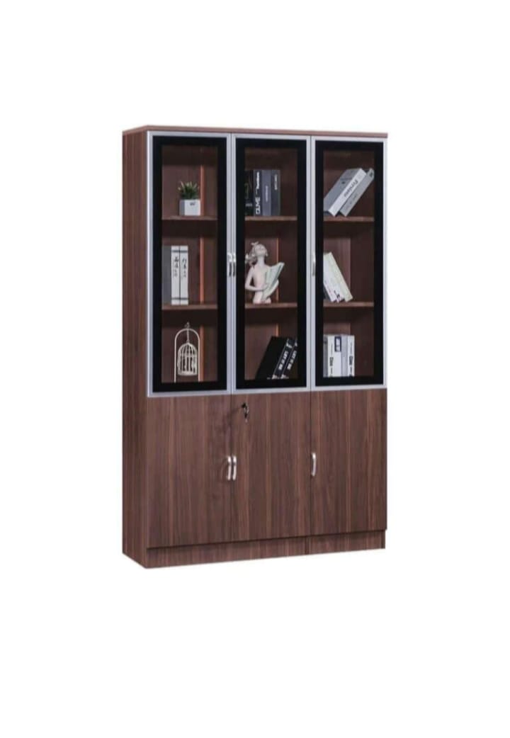 3-Door Wooden Office Cabinet - Image 2